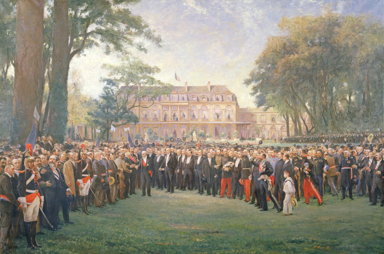 Empfang der Bürgermeister Frankreichs im Elysee-Palast, 22. September 1900, 1904 von Fernand Cormon