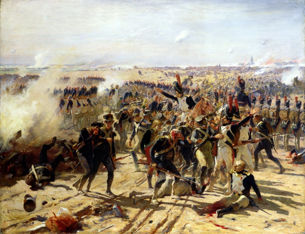 Die Schlacht von Essling, Mai 1809 von Fernand Cormon