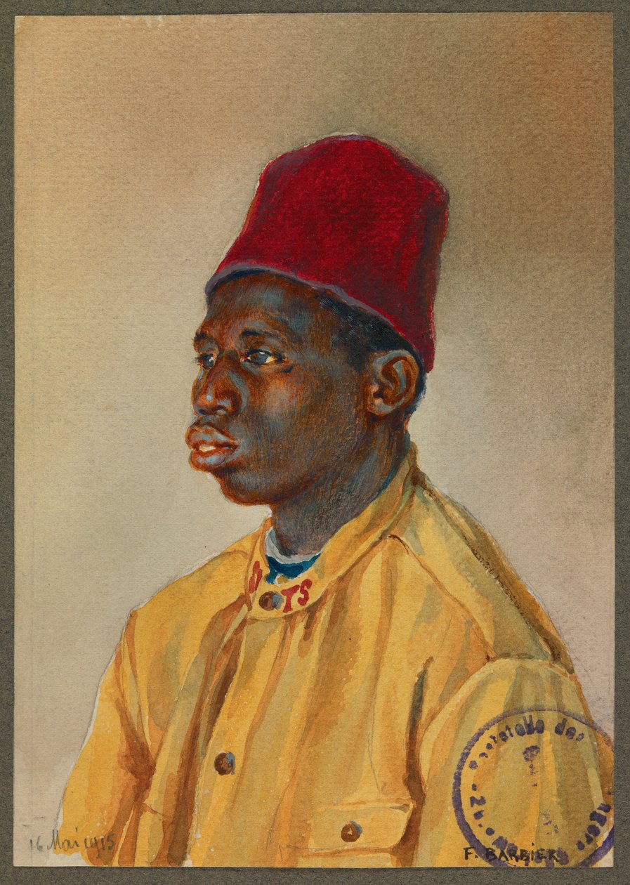 Madion - Diouf, senegalesischer Soldat, Gustrow von Fernand Barbier