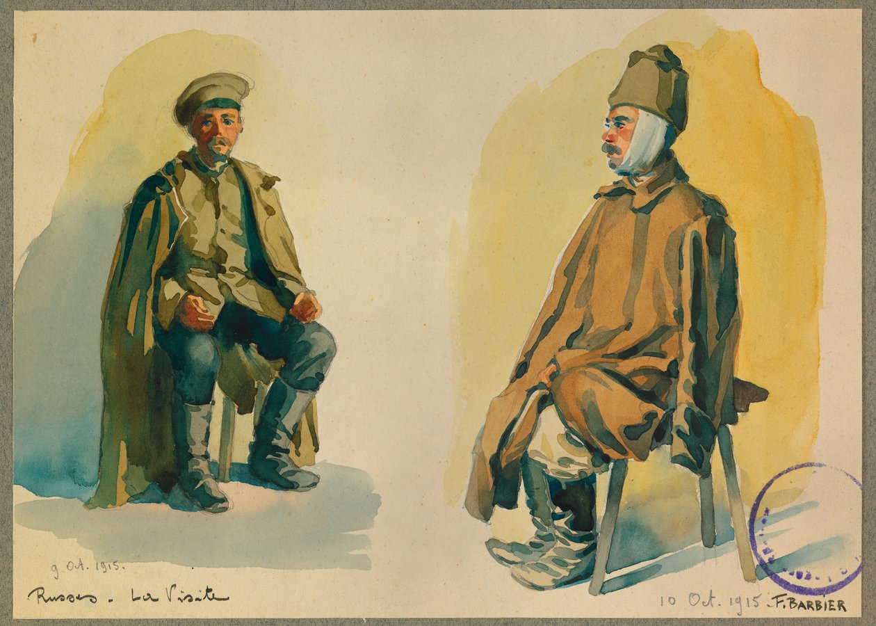 Porträt eines russischen Gefangenen von Fernand Barbier