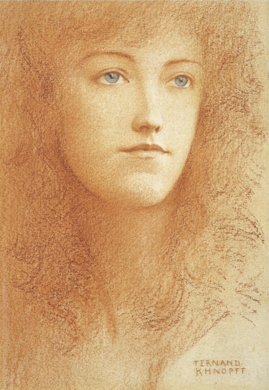 Eine junge Engländerin von Fernand Khnopff