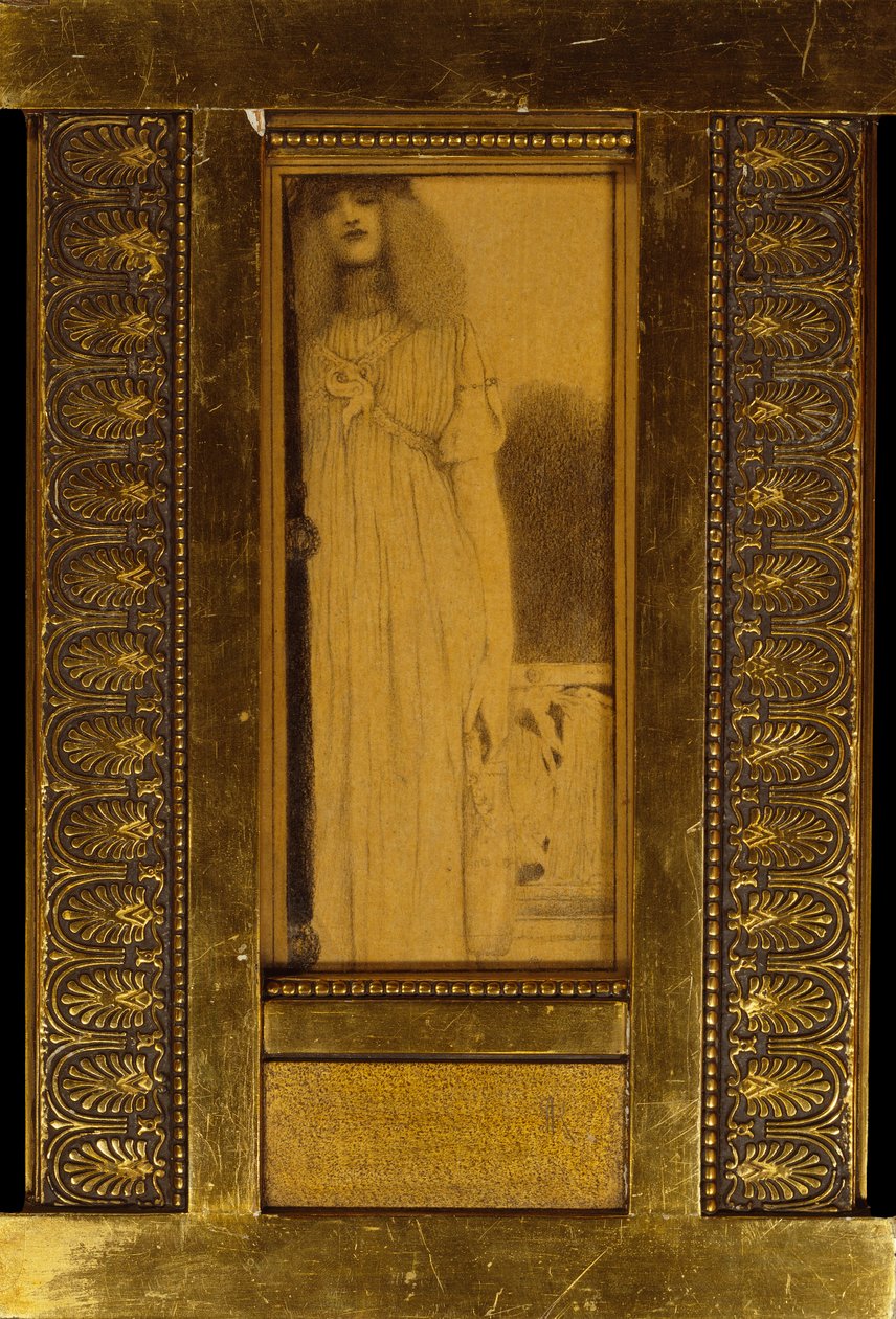 Studie einer Frau von Fernand Khnopff