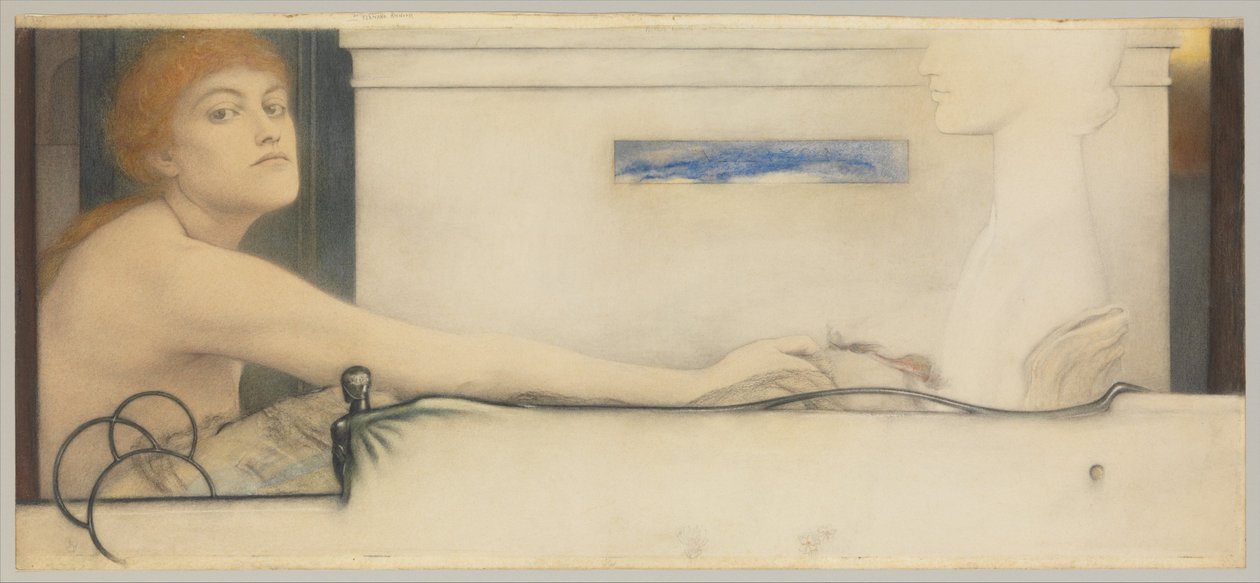 Das Opfer, 1891 von Fernand Khnopff