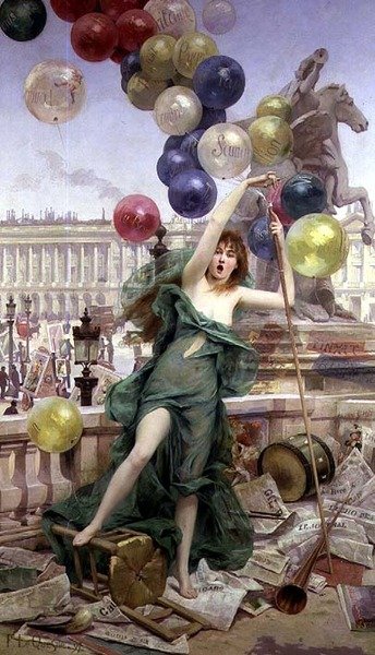 Das Ballonmädchen von Fernand Le Quesne