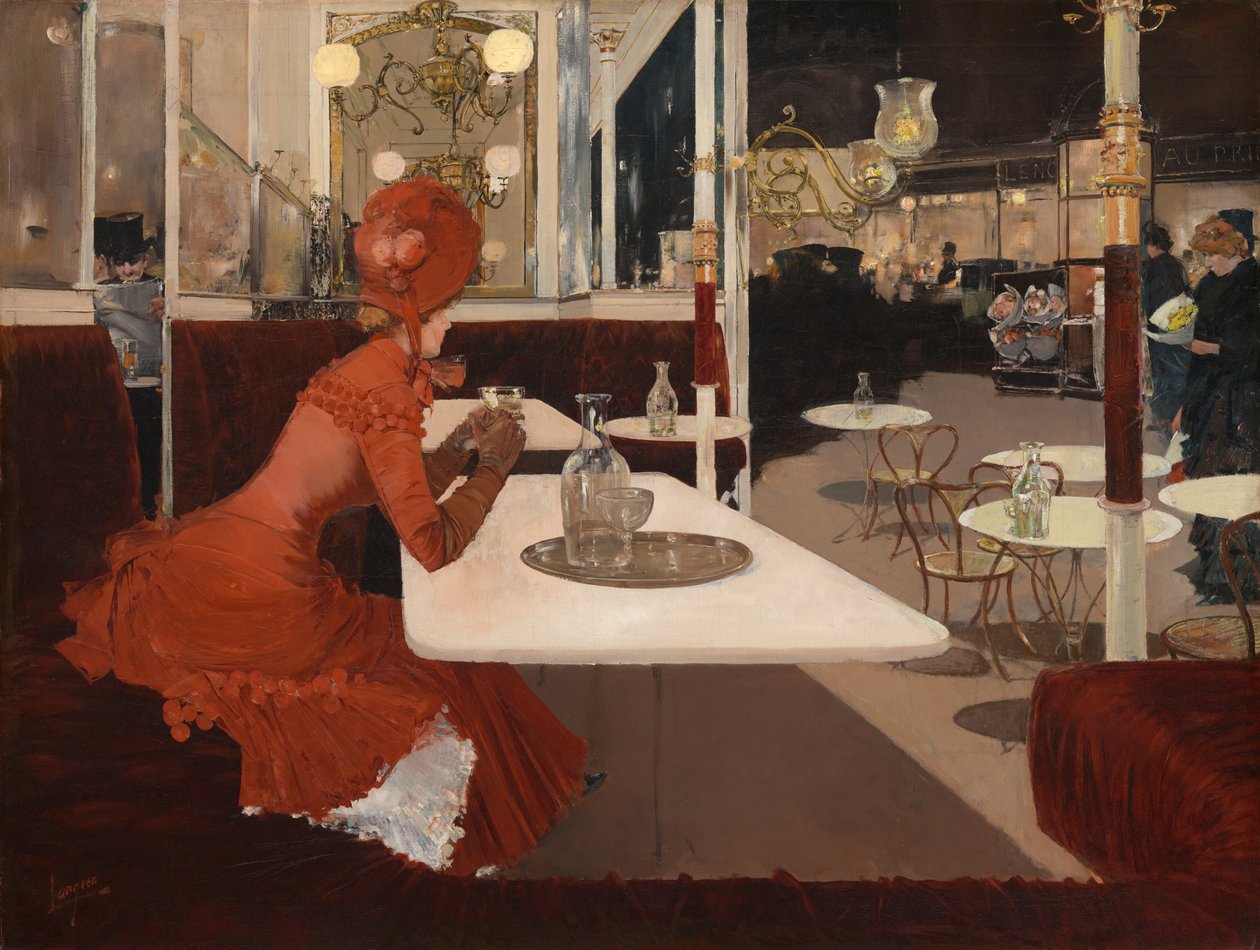 Im Café, 1882-84 von Fernand Lungren