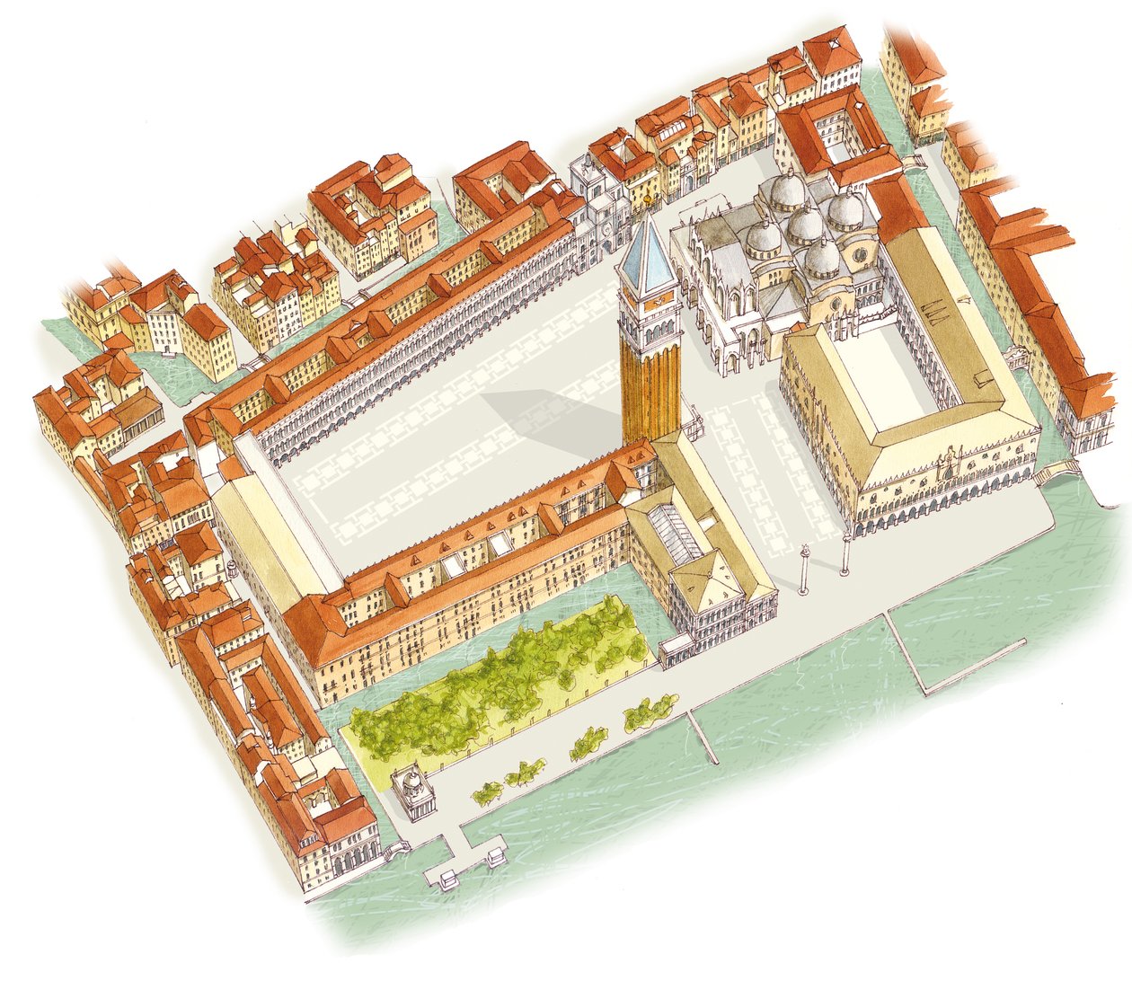 Piazza San Marco, Venedig, Italien von Fernando Aznar Cenamor