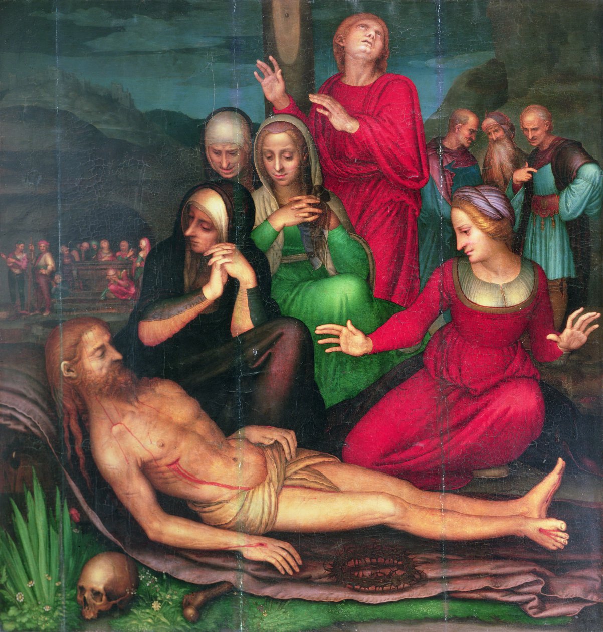 Der tote Christus, 16. Jahrhundert von Fernando Yanez de Almedina