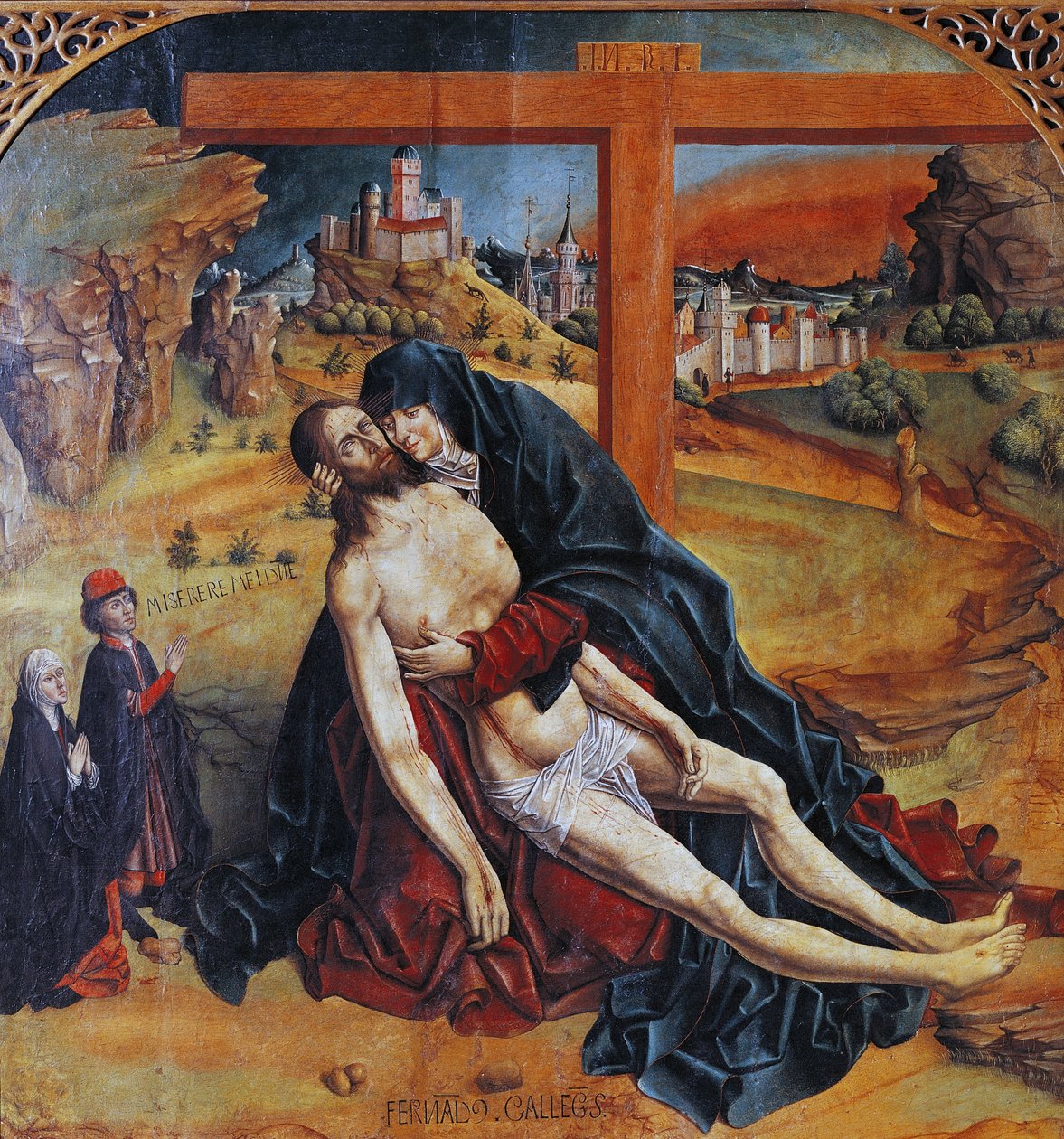 Die Pietà von Fernando Gallego