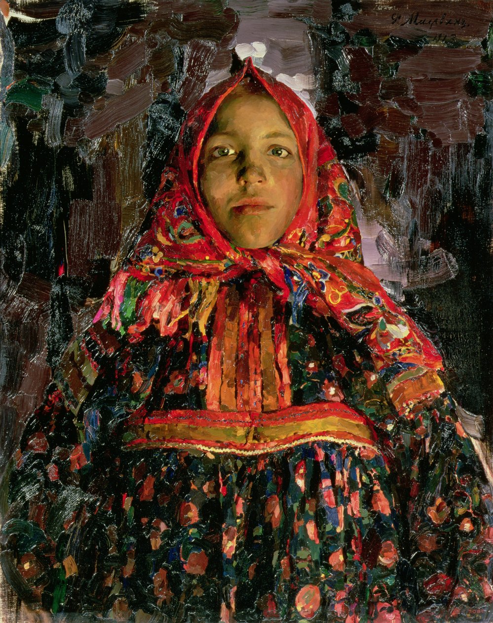 Verka, 1913 von Filipp Andreevic Maljavin