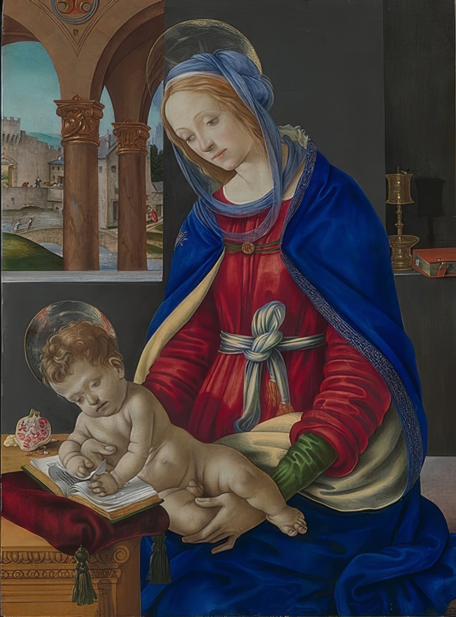 Madonna mit Kind von Filippino Lippi
