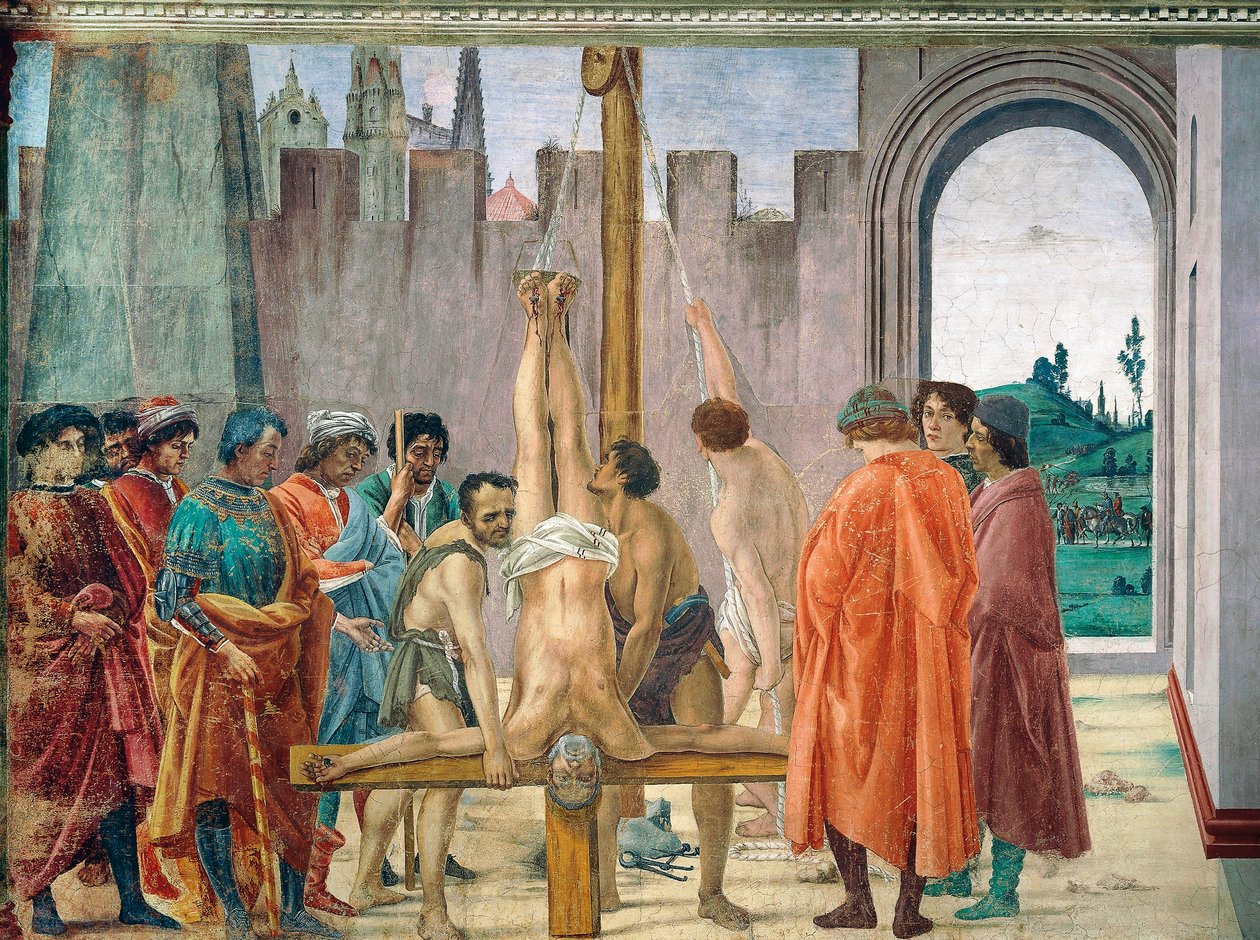 Martyrium des Heiligen Petrus von Filippino Lippi
