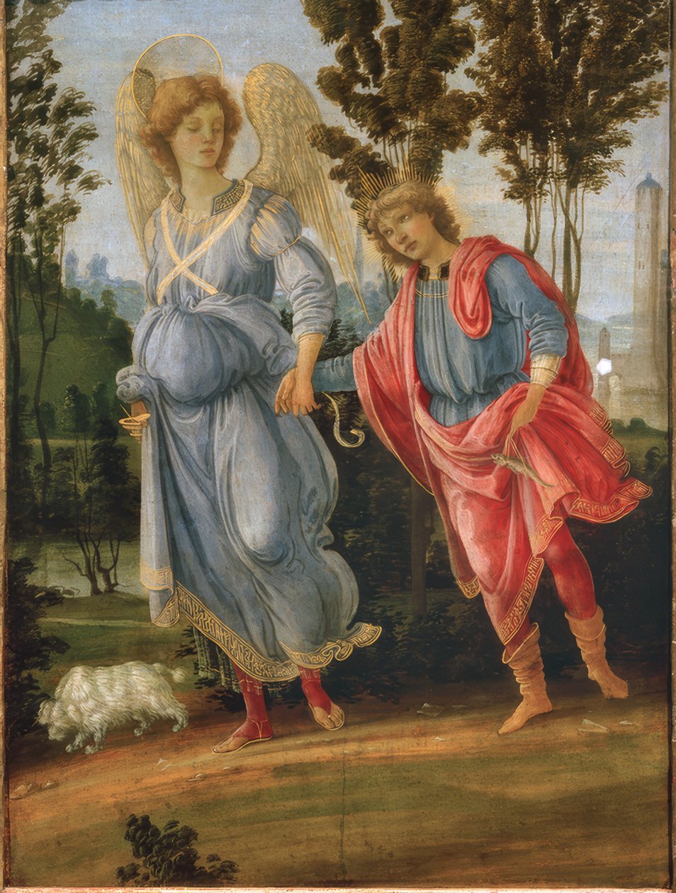 Tobias mit dem Engel von Filippino Lippi