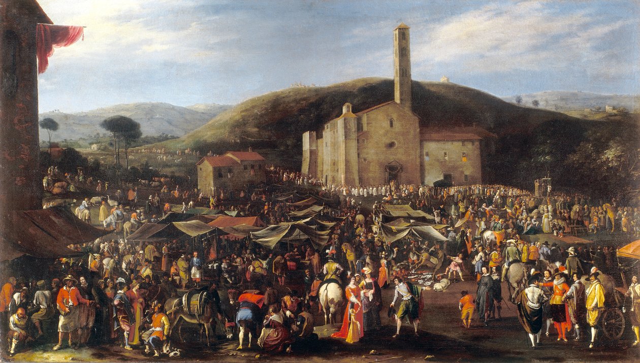 Das Fest von Impruneta von Filippo Napoletano