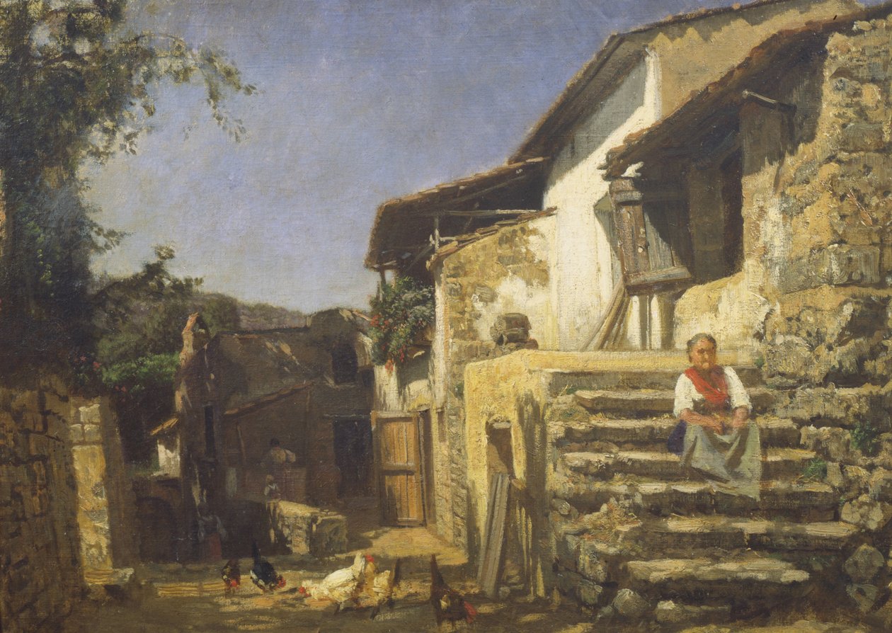Bauernhaus in Sorrent von Filippo Palizzi