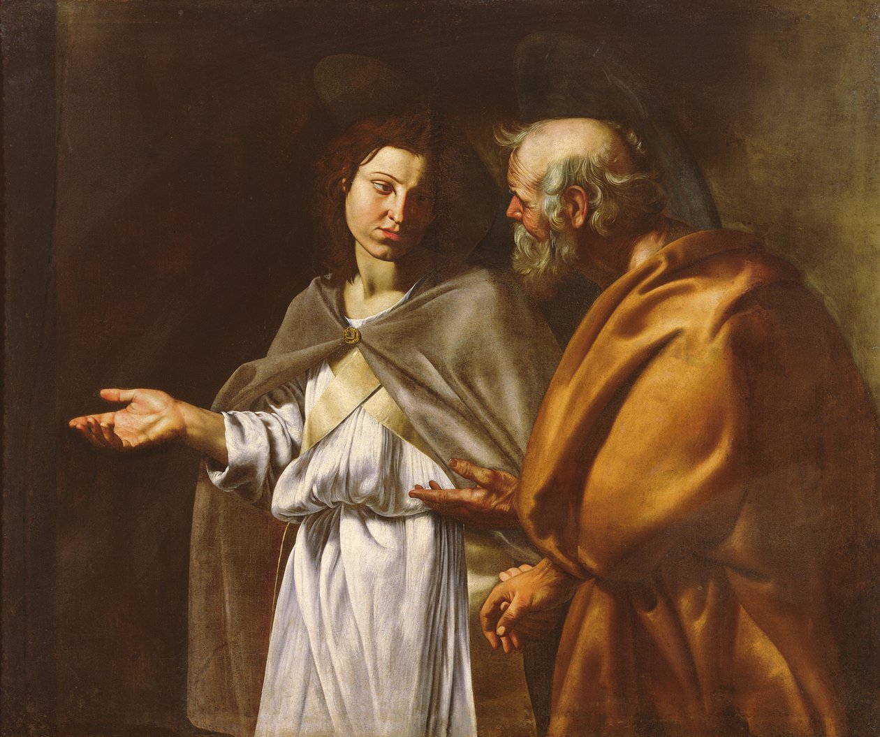 St. Peter von einem Engel befreit von Filippo Vitale