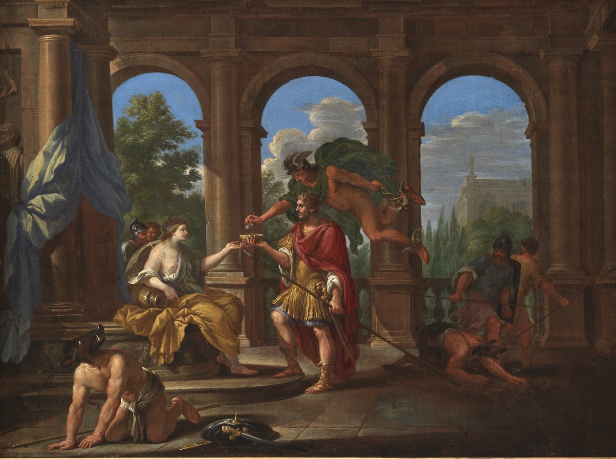 Circe und Odysseus von Filippo Lauri
