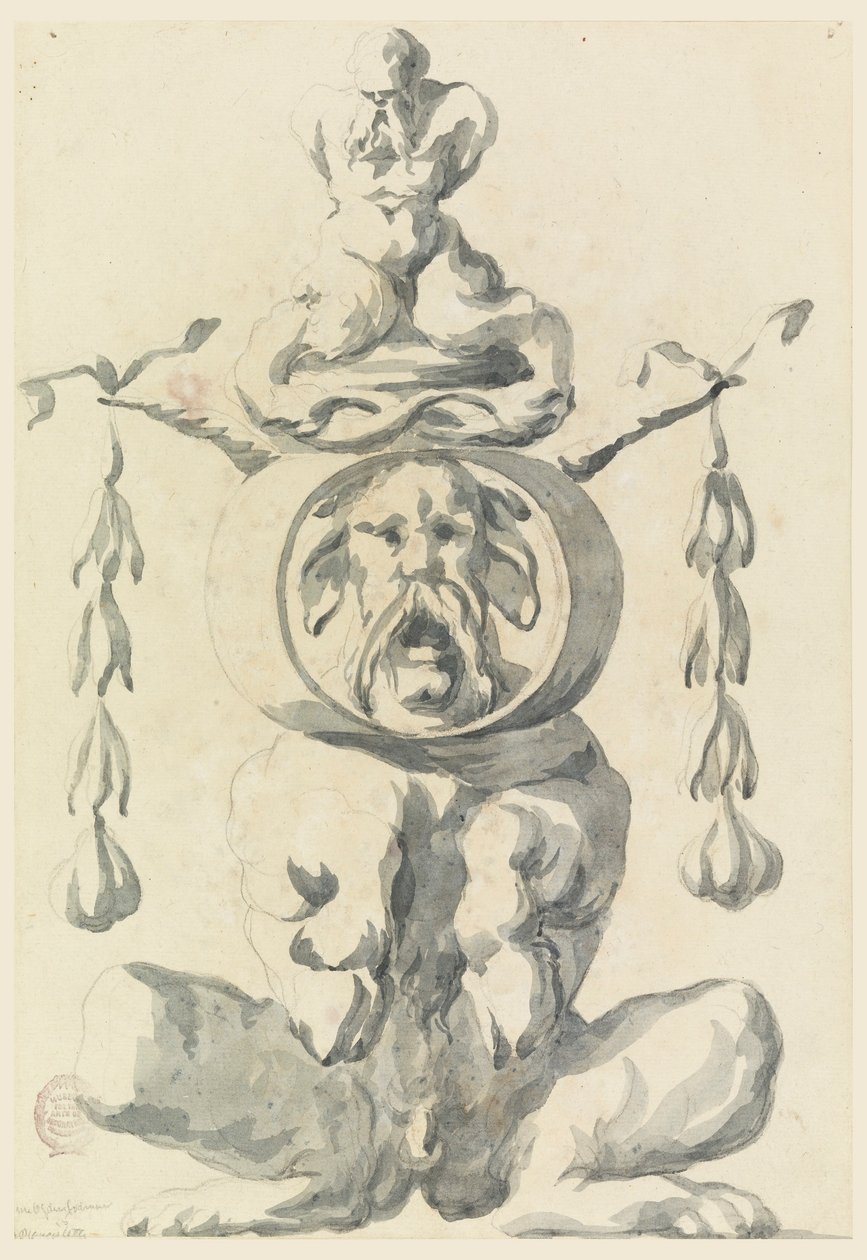 Groteske Figur von Filippo Marchionni