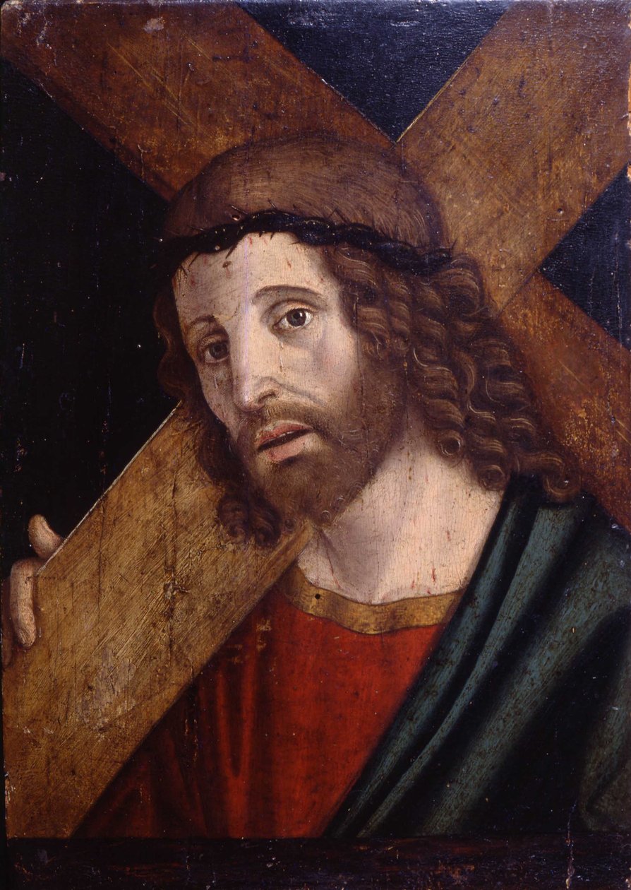 Christus trägt das Kreuz, ca. 1500 von Filippo Mazzola