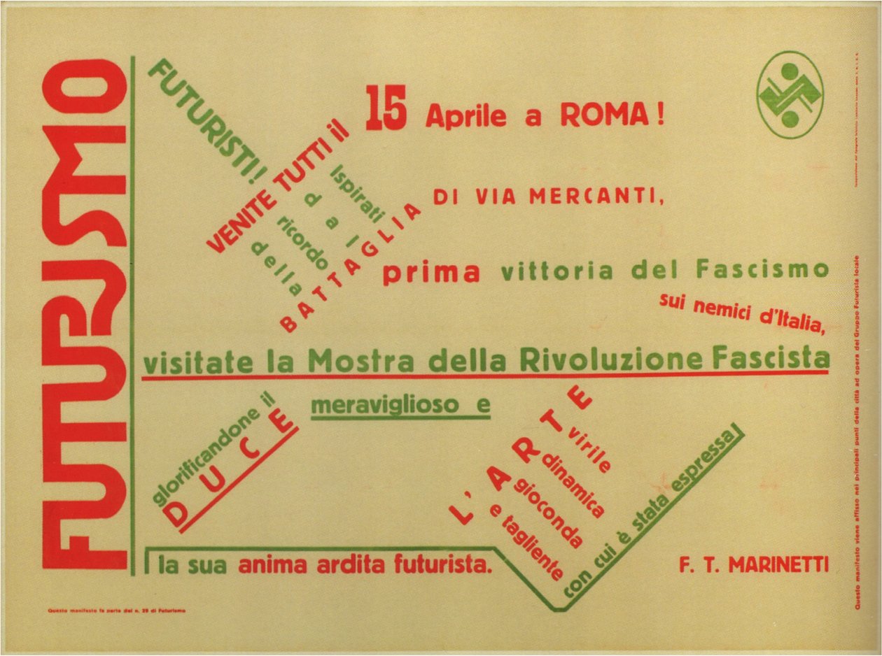 Futurismus, 1932 von Filippo Tommaso Emilio Marinetti