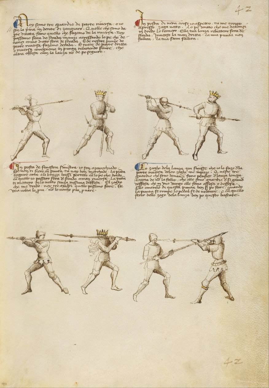 Kampf mit der Lanze von Fiore dei Liberi