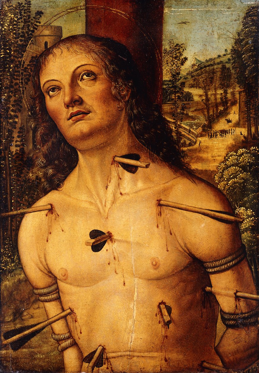 Heiliger Sebastian von Fiorenzo di Lorenzo