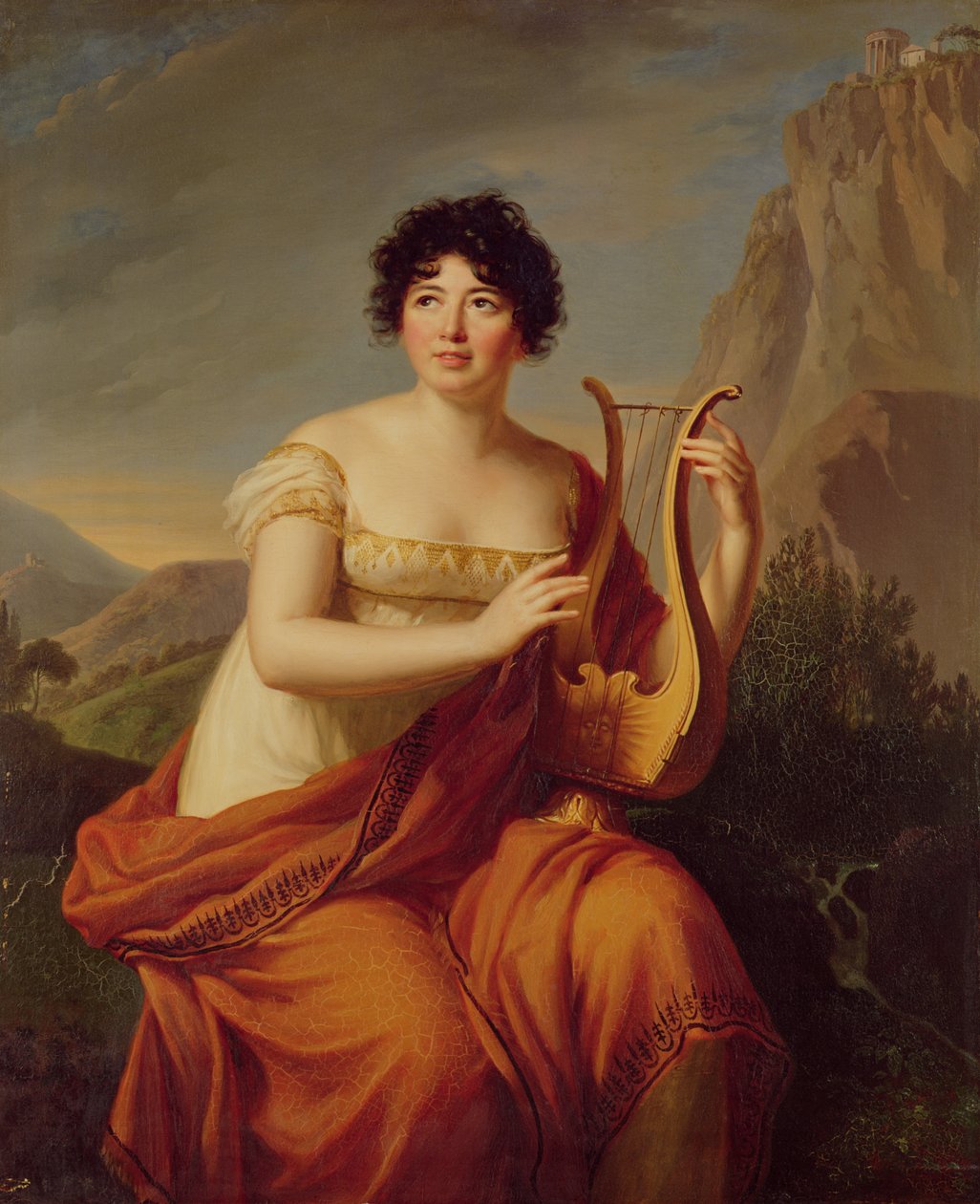 Madame de Stael als Corinne von Firmin Massot