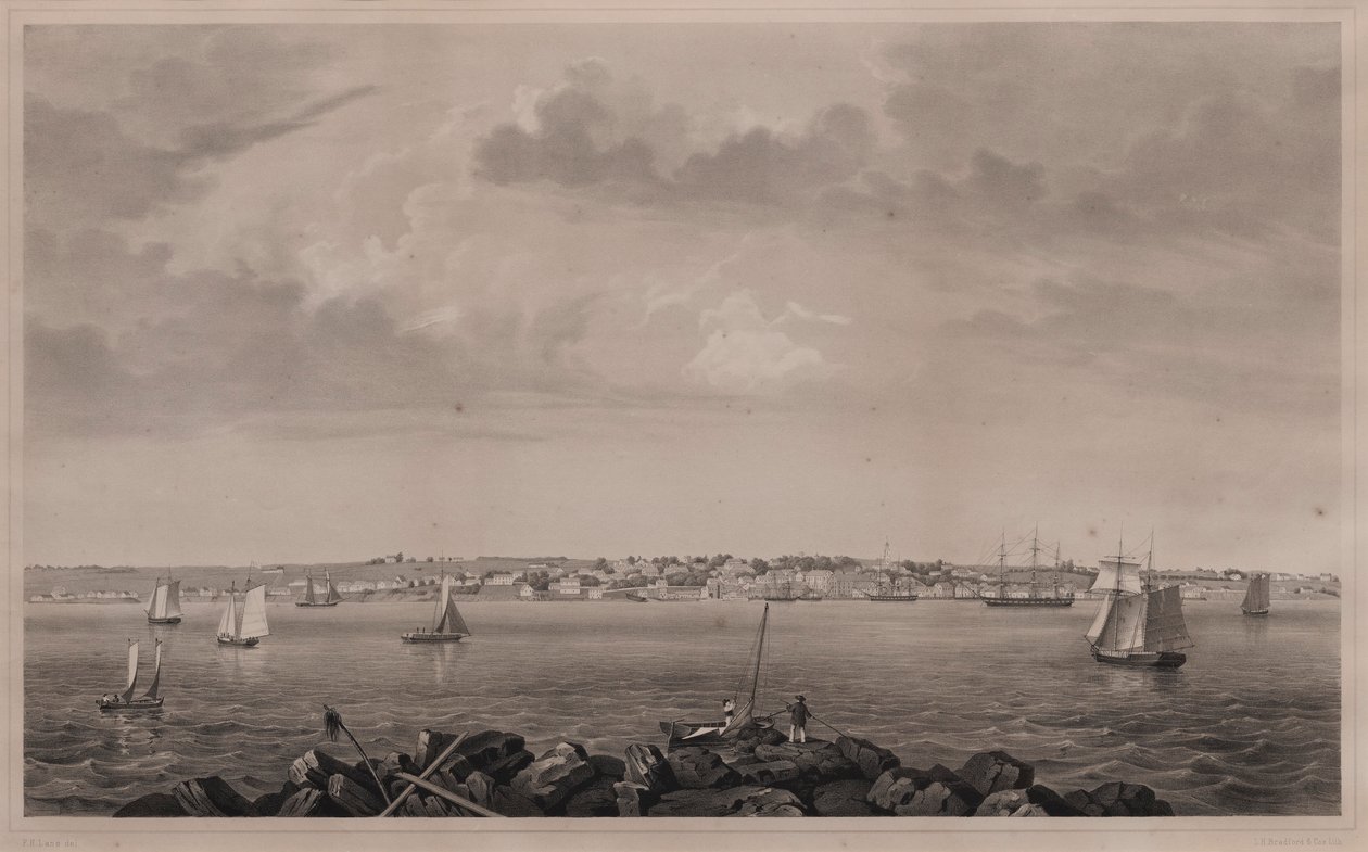 Castine, von Hospital Island von Fitz Henry Lane