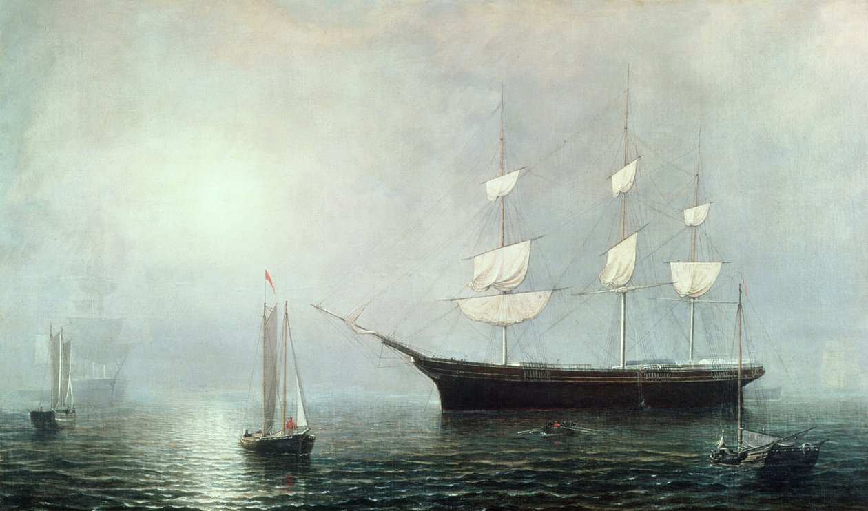 Schiff Starlight, ca. 1860 von Fitz Henry Lane