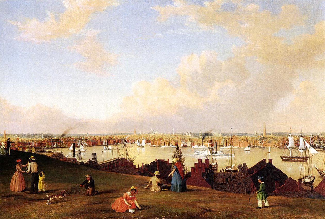 Ansicht von Baltimore, ca. 1850 von Fitz Henry Lane