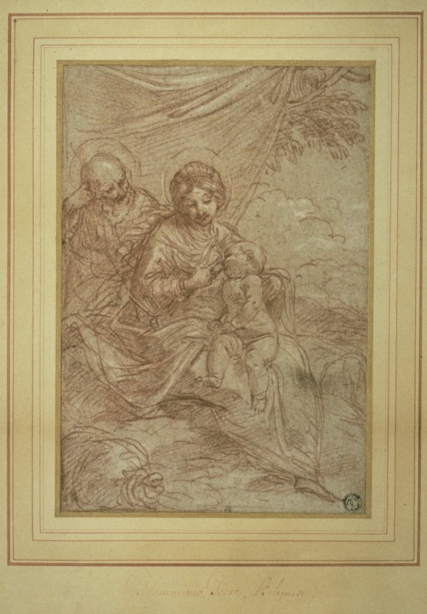 Ruhe auf der Flucht nach Ägypten von Flaminio Torre