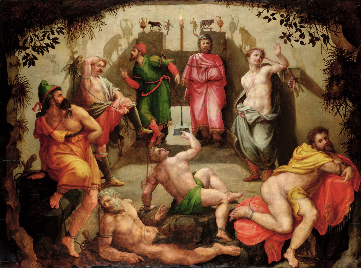 Platons Höhle von Flemish School