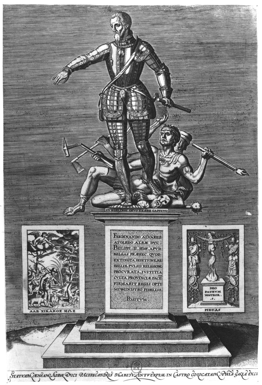 Porträt zur Verherrlichung von Ferdinand Alvarez von Toledo (1508-82), Herzog von Alba von Flemish School