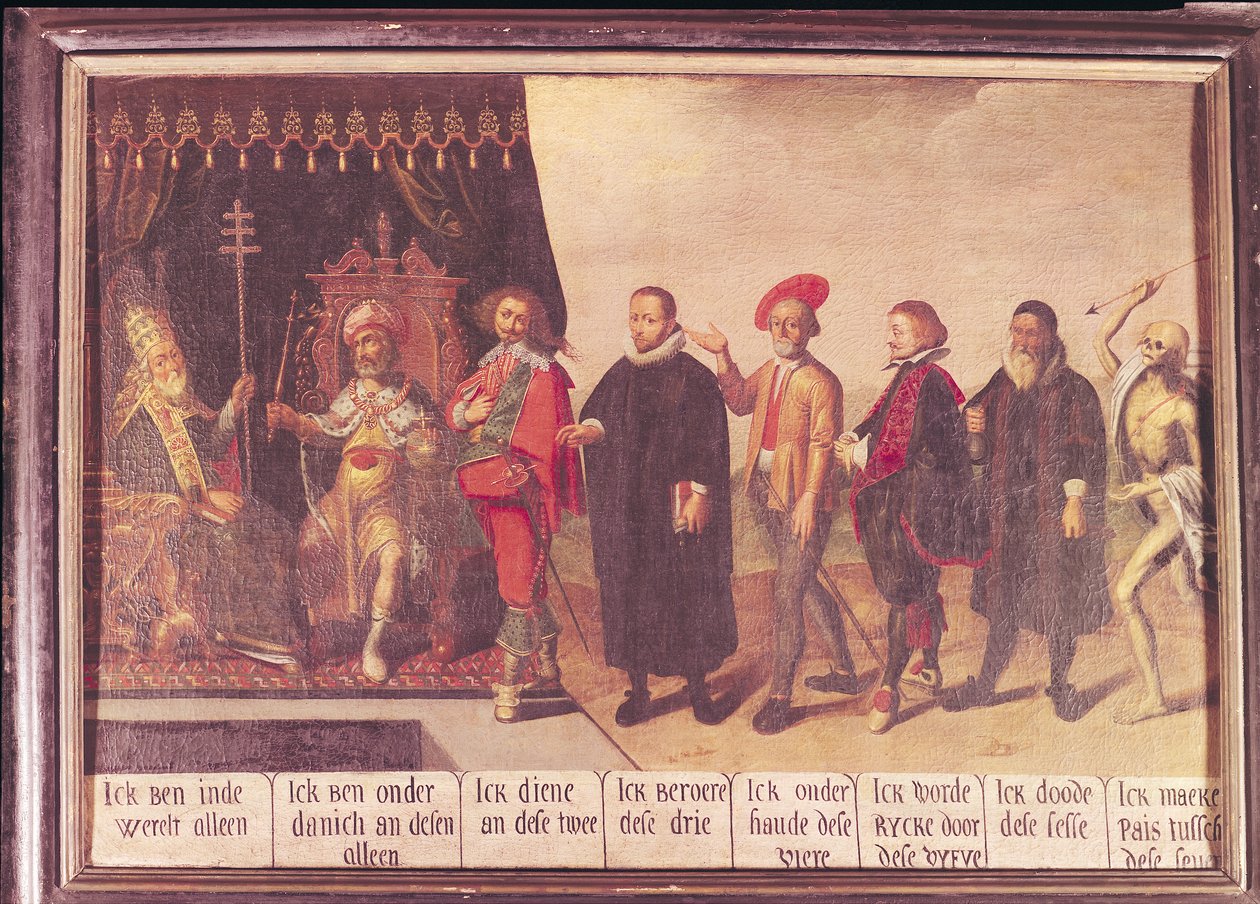 Der Papst und der Tod von Flemish School