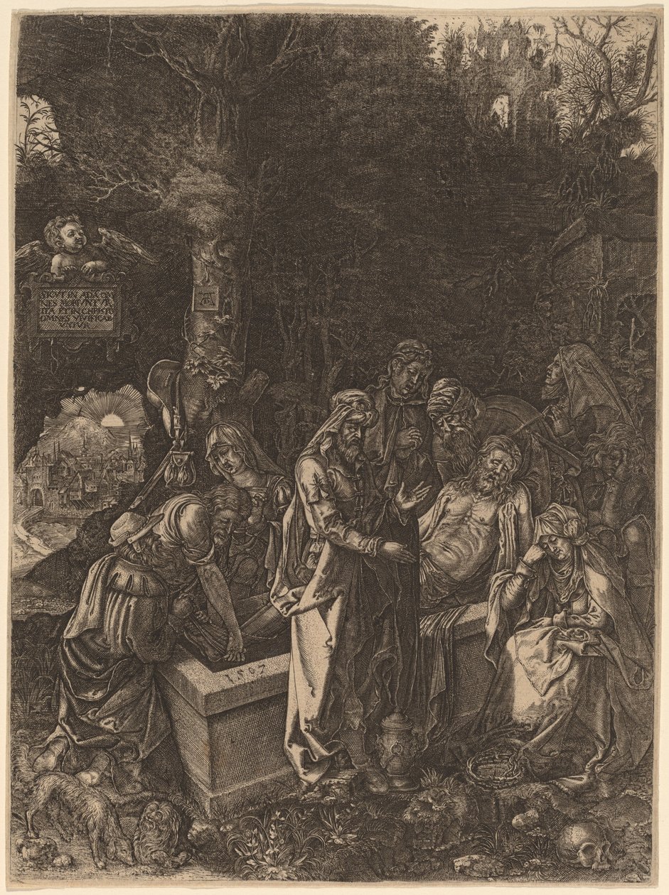 Die Grablegung von Flemish 17th Century, style of Albrecht Dürer