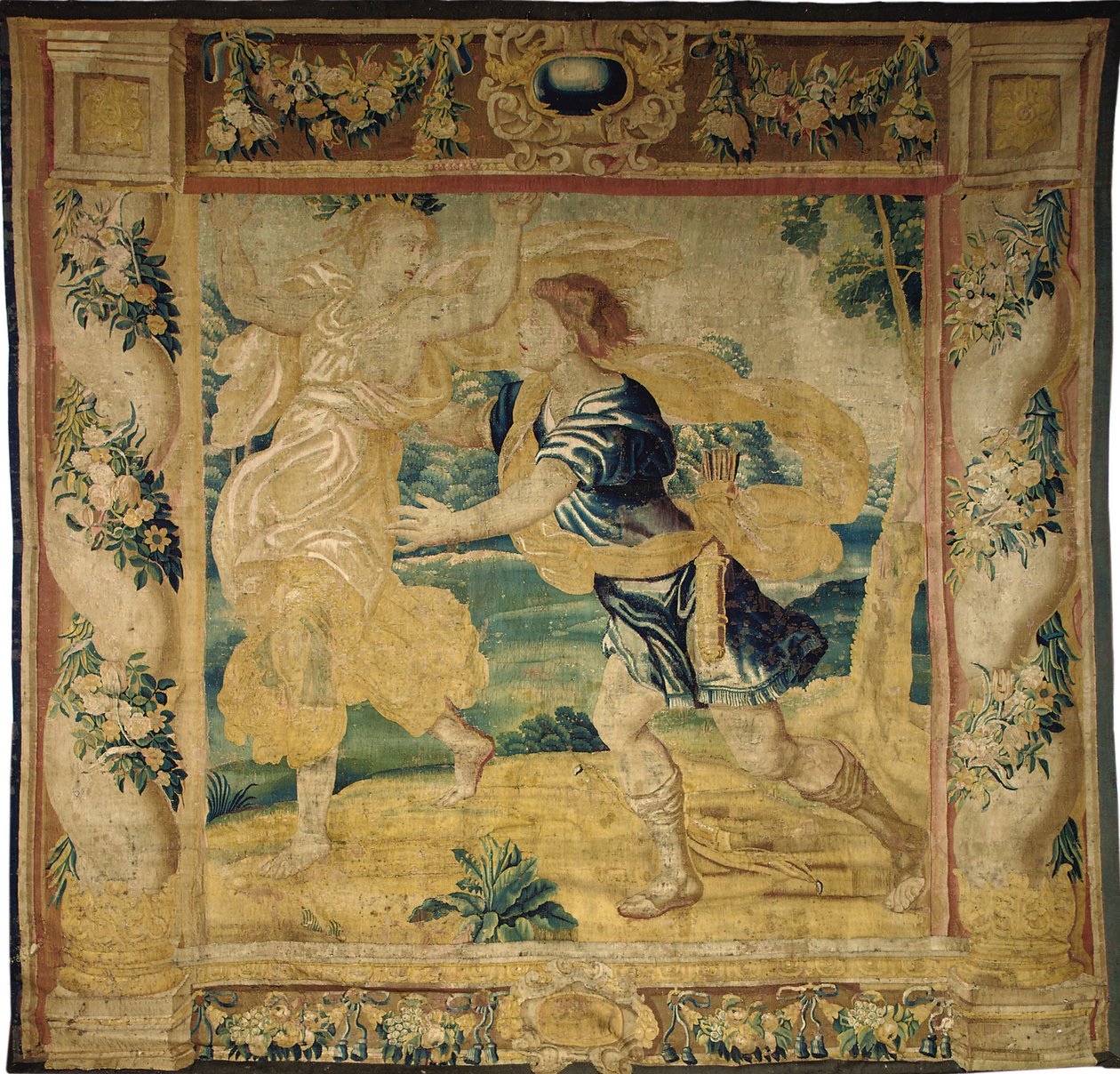Brüsseler mythologischer Wandteppich, Mitte des 17. Jahrhunderts von Flemish School