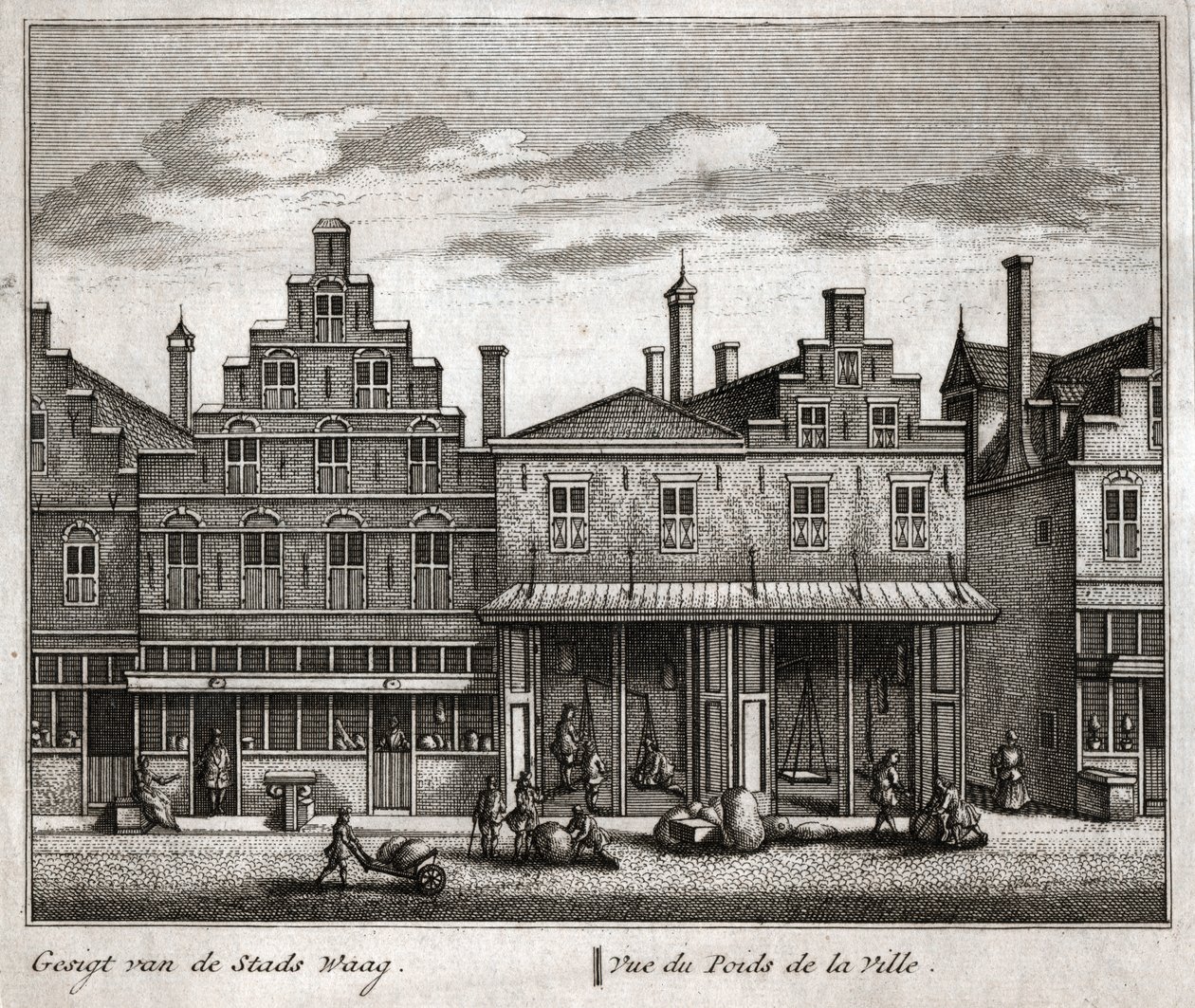 Delft, Niederlande (Stich) von Flemish School
