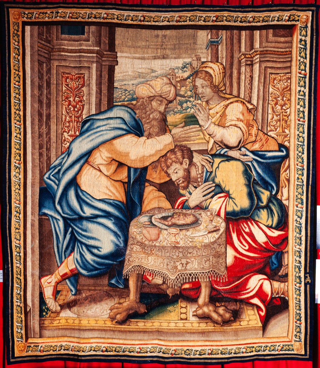 Flämischer Wandteppich. 17. Jahrhundert. von Flemish School