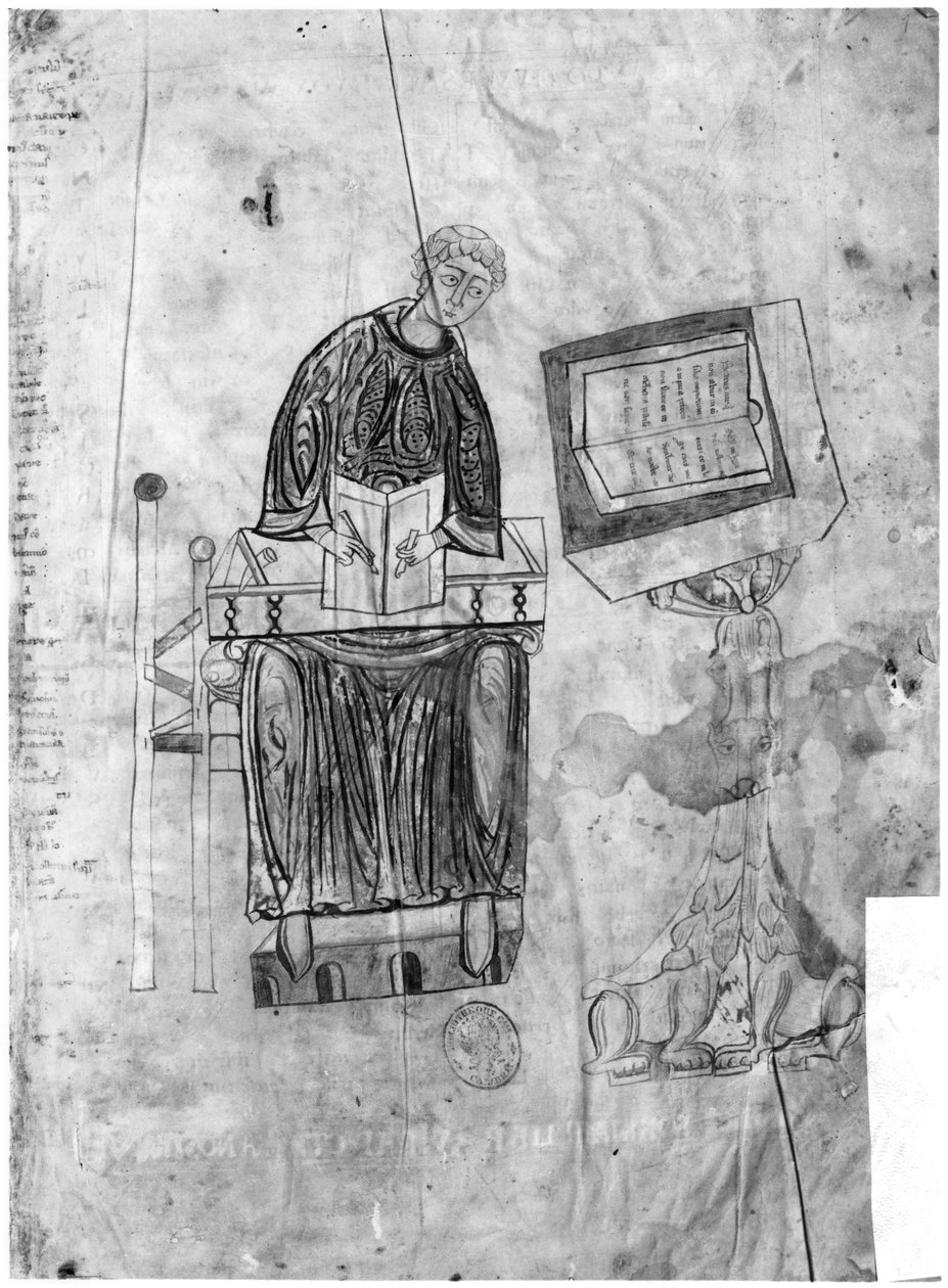 Ms 528 fol.1r Lektionar, der Kopist von Flemish School
