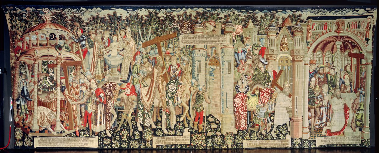 Die Legende vom Heiligen Kreuz von Flemish School