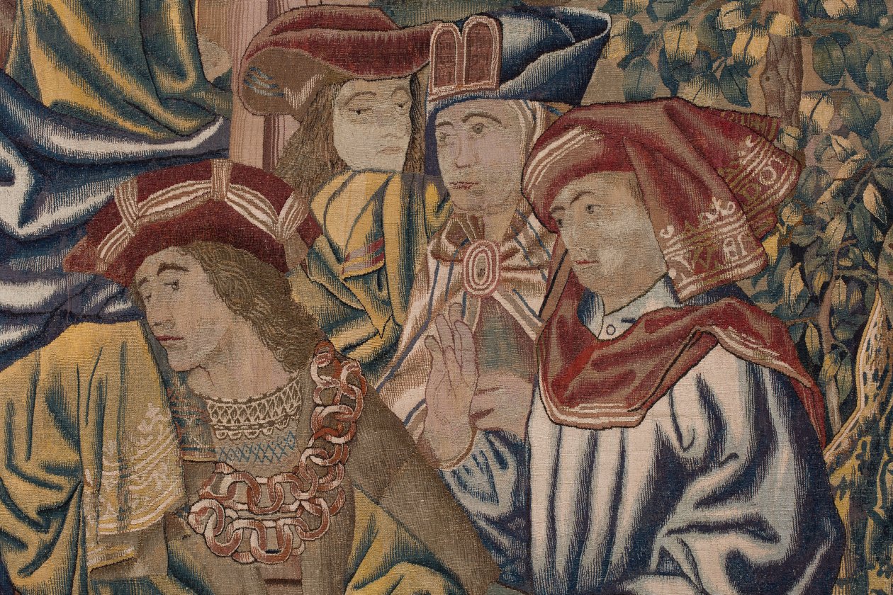 Die Erlösung des Menschen (Wandteppich) von Flemish School
