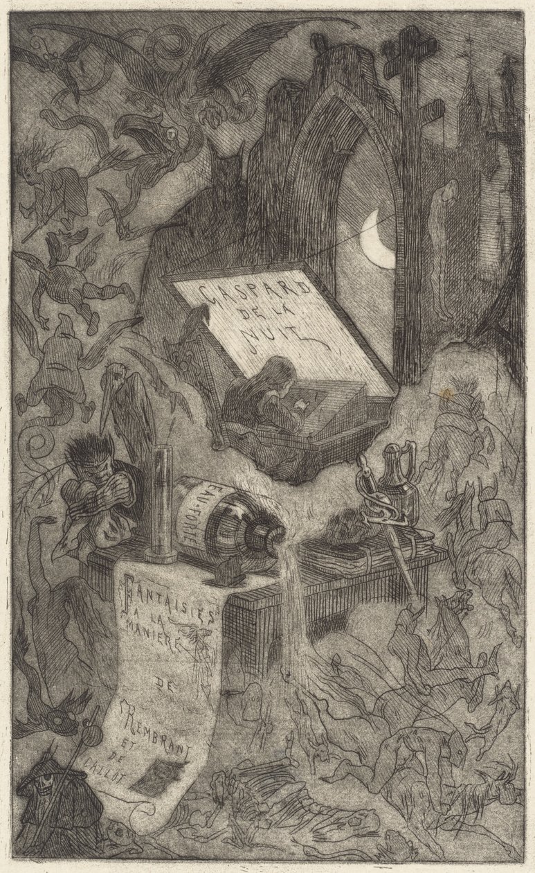Gaspard de la Nuit, 1868 von Félicien Rops