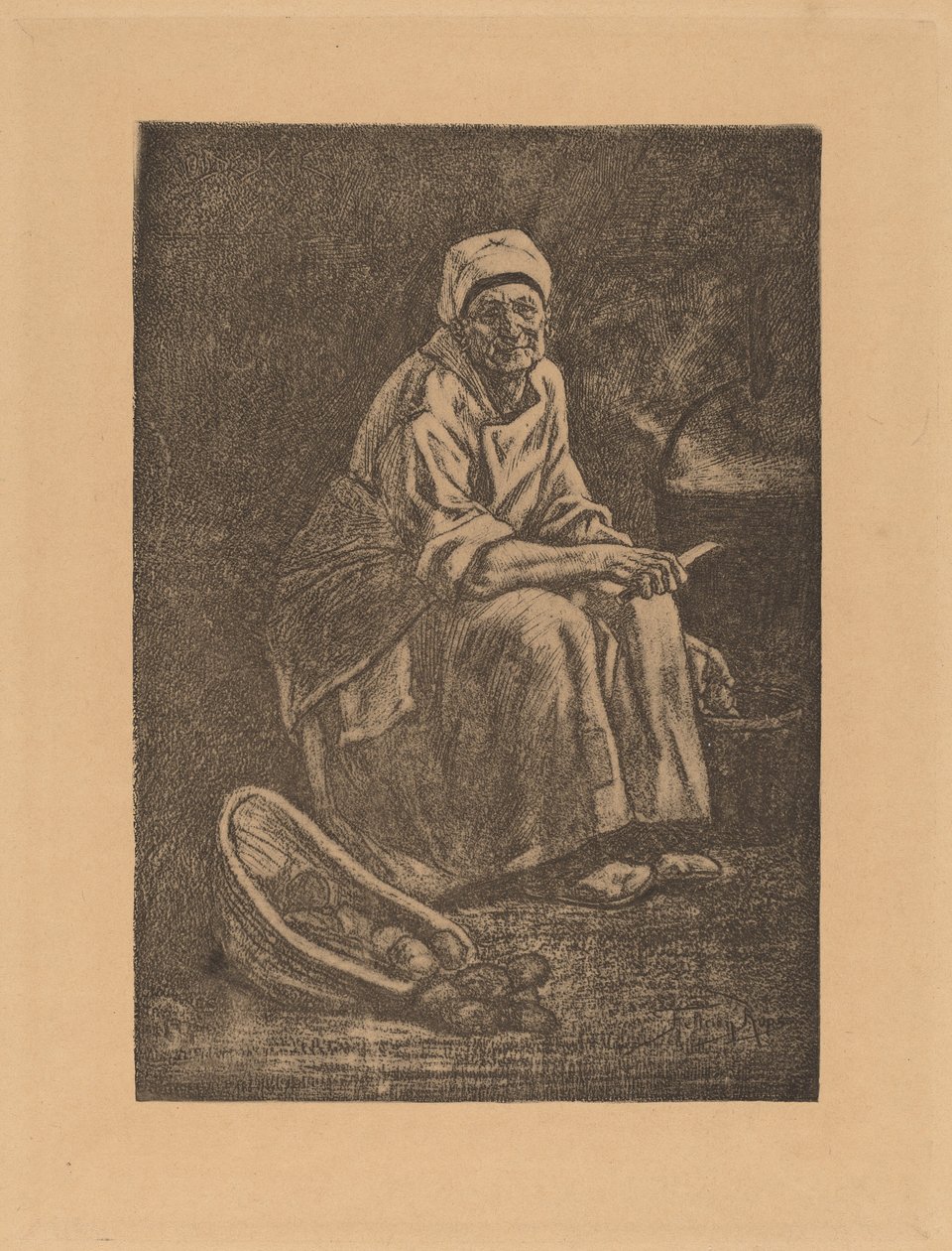 Oude-Kate von Félicien Rops