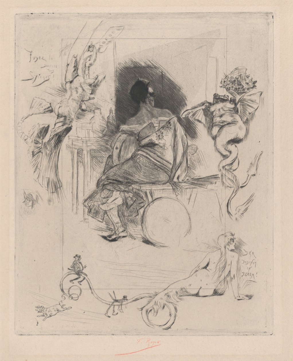 Die letzte Maja von Félicien Rops