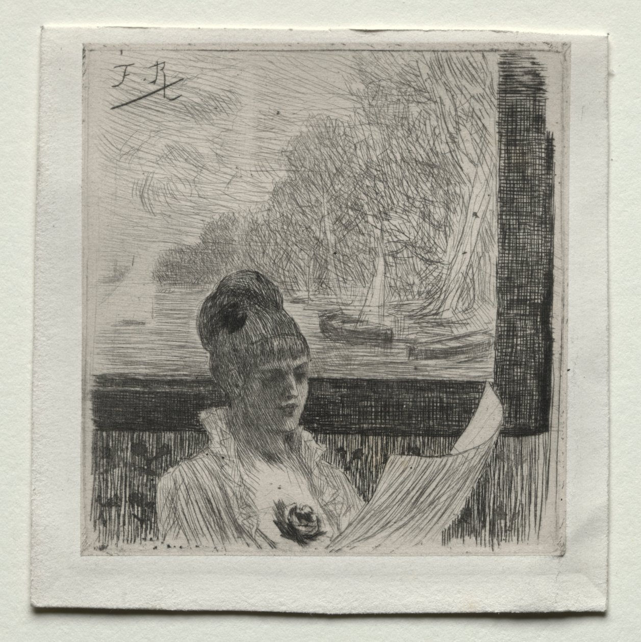 Junge Frau von Félicien Rops