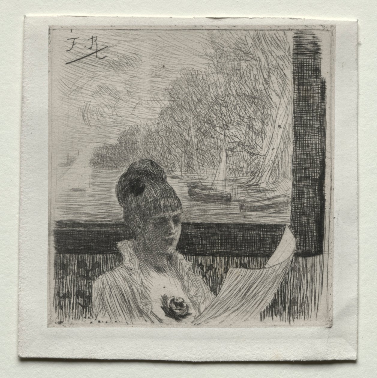 Junge Frau von Félicien Rops
