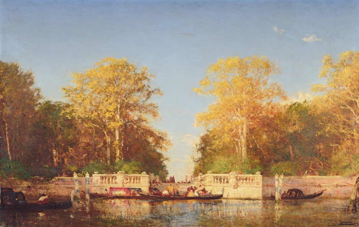 Ein Blick auf Venedig von Félix Ziem
