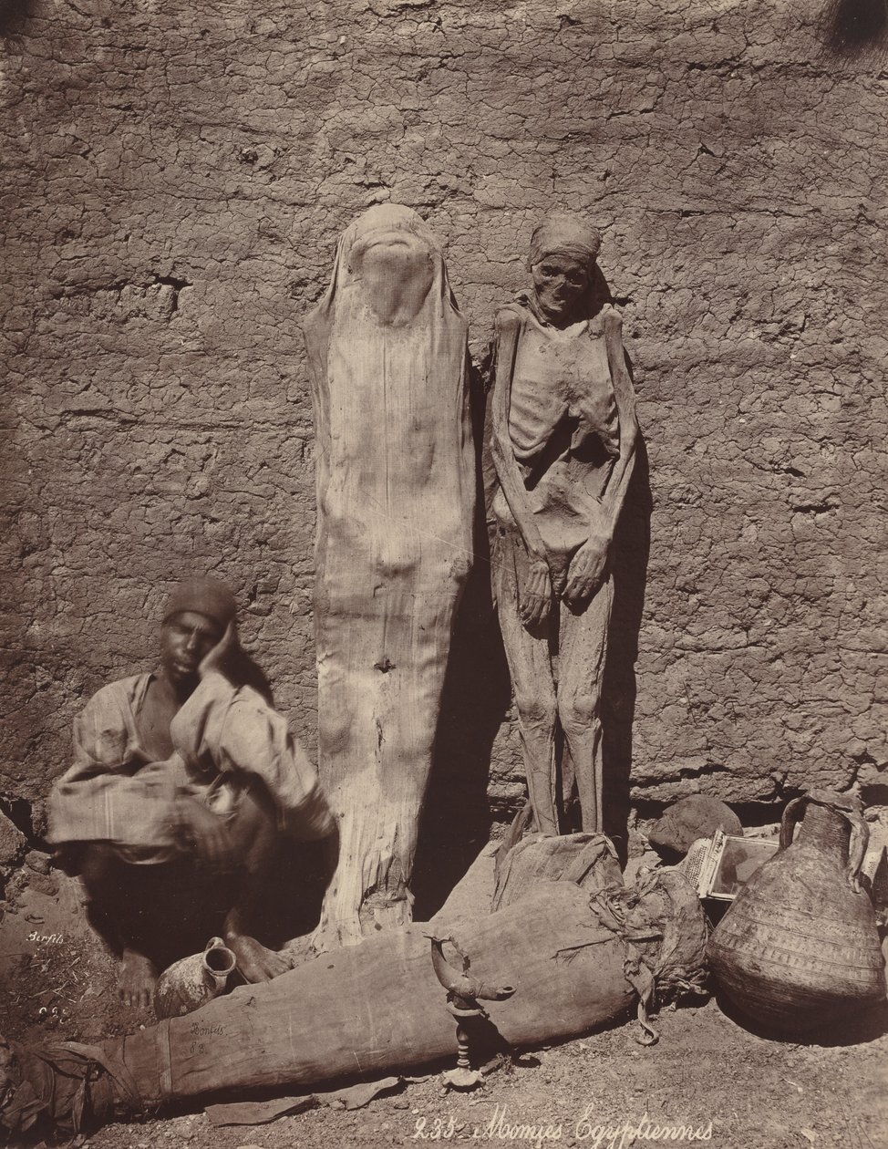 Ägyptische Mumien von Félix Bonfils