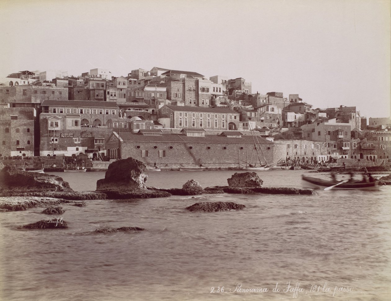 Panorama von Jaffa, ca. 1880 von Félix Bonfils
