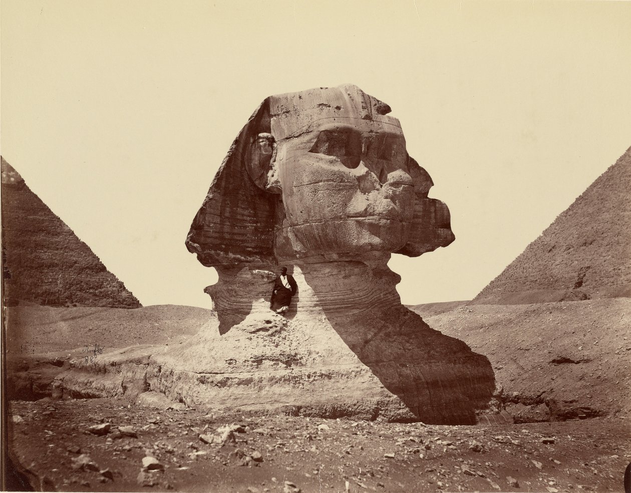 Sphinx und Pyramiden von Félix Bonfils