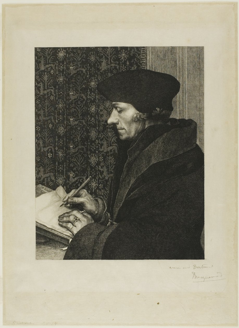 Erasmus von Félix Henri Bracquemond
